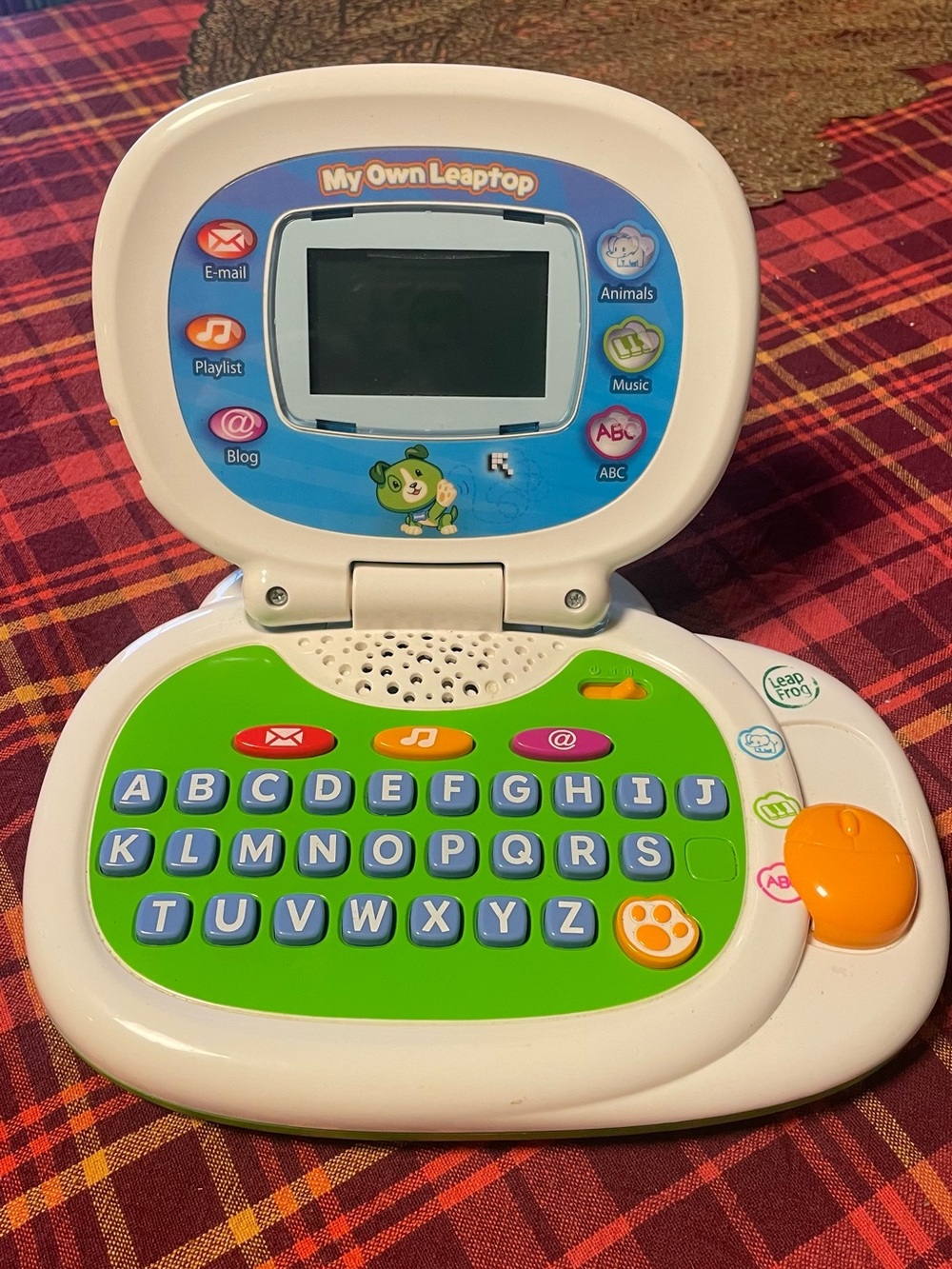 LeapFrog My Own Leaptop Green Kids Learning Toy Laptop Bundle Friendly